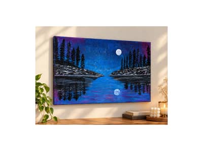 “Moon Lake Painting”