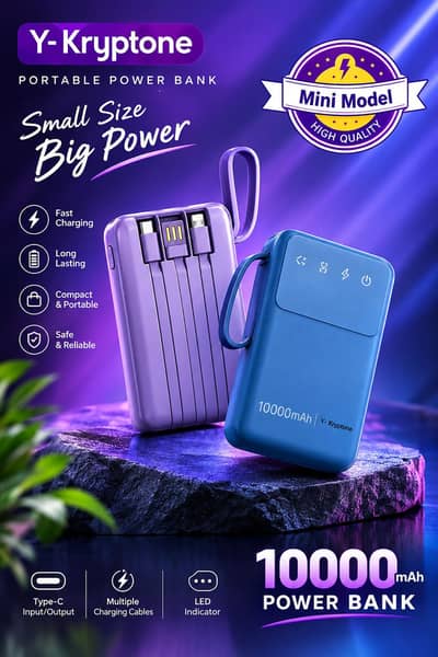 Kyptone 10,000mAh mini power bank