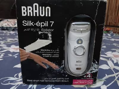 BRAUN  [ Unused ] Silk epil 7 Epilator Wet & Dry Works