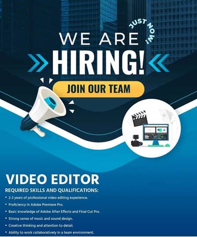 Professional Video Editor Required – Reels, Shorts & YouTube