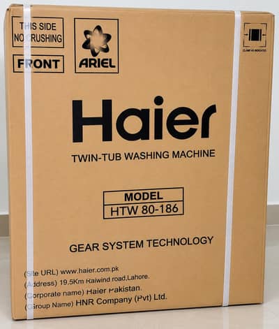 Haier brand new semi automatic machine