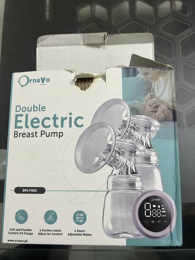 Double Breast Pump with lanolin cream