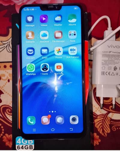 Vivo Y85 4gb ram/64 gb memory fingerprint all okay