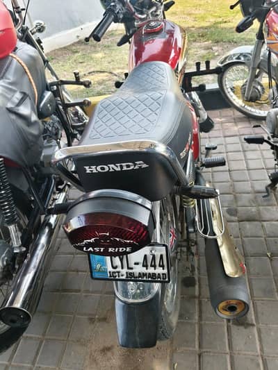 honda cg 125 special edition gold