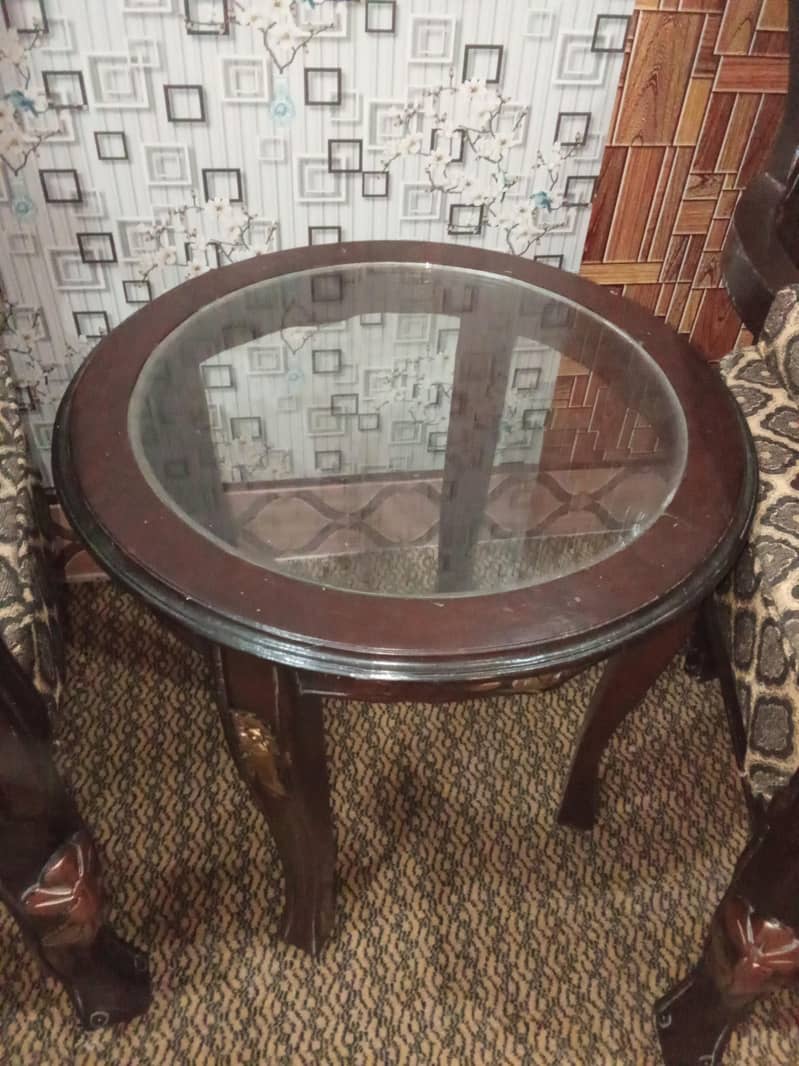 2cahirs with coffee table 2