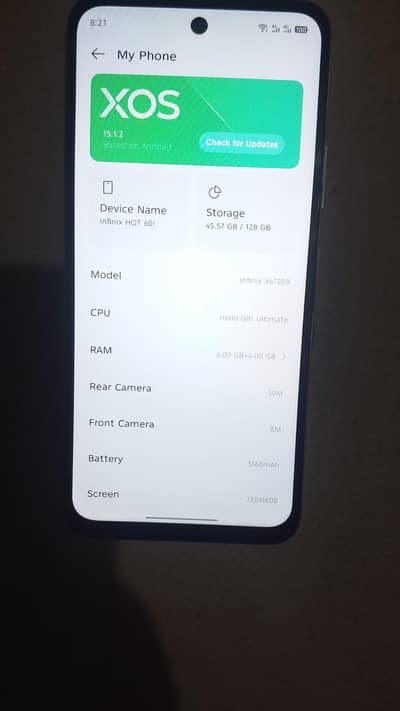 Infinix hot 60i
