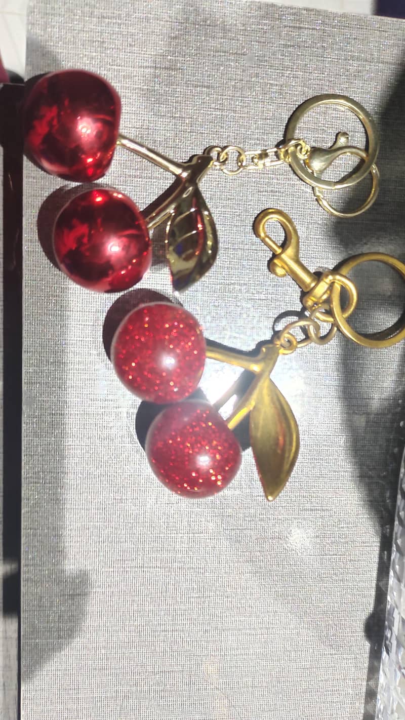 Cherry keychain imported 1