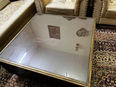 Wooden Table for Sale with Miror