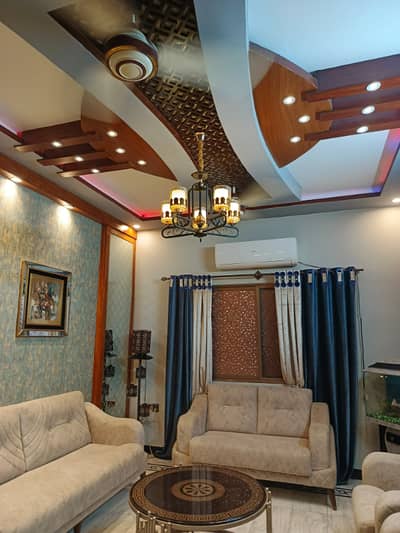 120 SQ yd G+1 well furnished 60 ft Road Facing Villa for Sell in Saima Arabian Villas