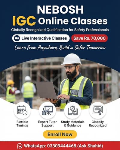 Nebosh IGC1 and IGC2 Assessment service