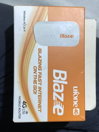 Ufone 4G Blaze WiFi Hotspot – Original Box – Excellent Condition