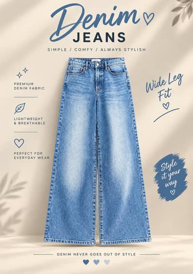 Baggy jeans avaialble