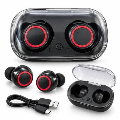 TWS Wireless Earbuds - Bluetooth 5.0 - Long Battery