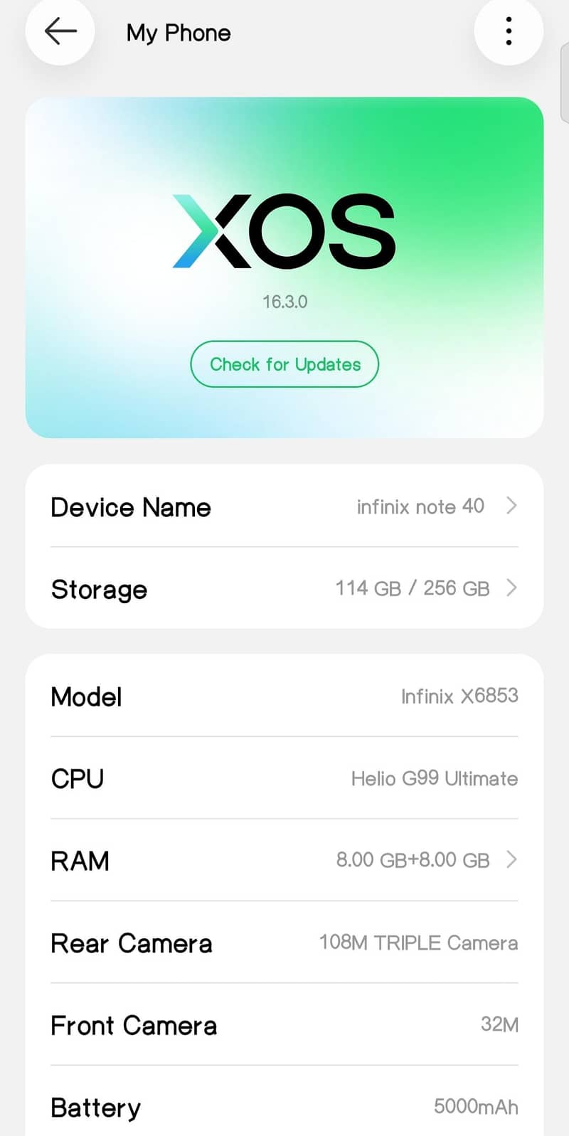 infinix note 40 5