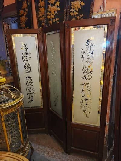 wooden solid partition divider separator screen sheesham