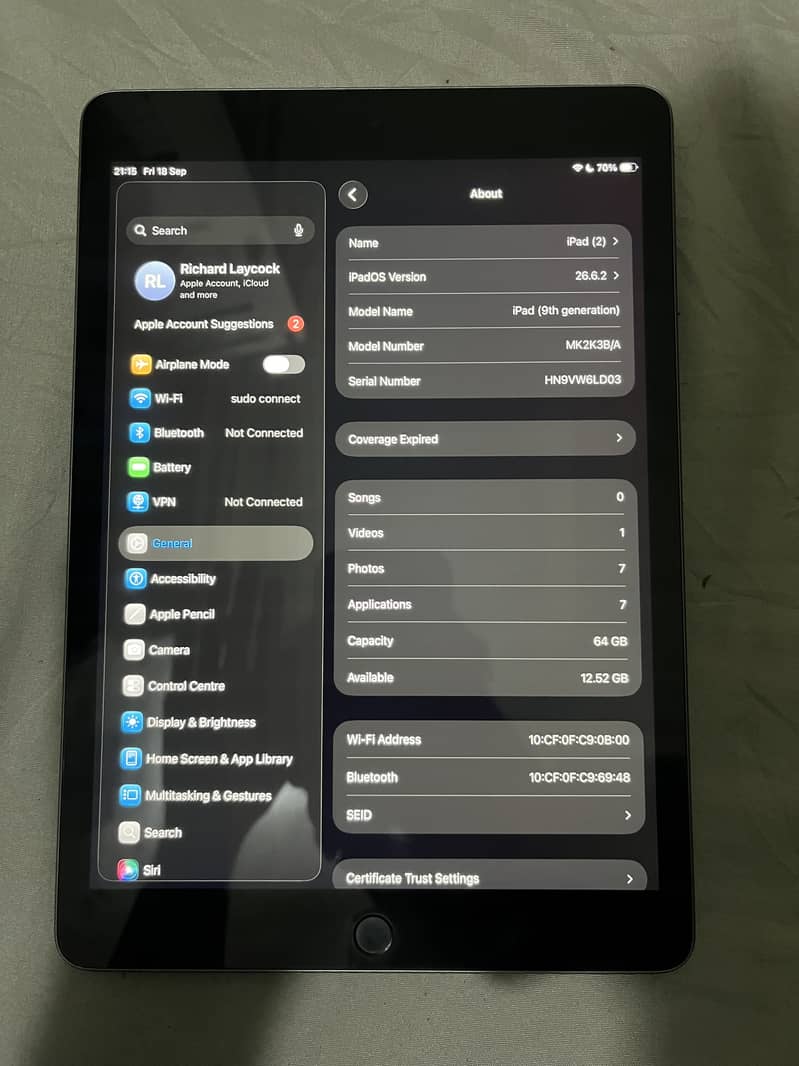 iPad 9th generation 2