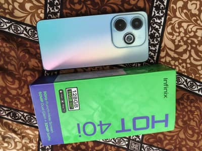 Infinix Hot 40i (condition 10/9.5) (8gb 128gb)