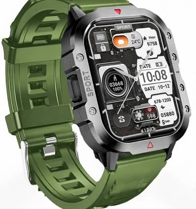 Lexasfit H11 smart watch for Men's