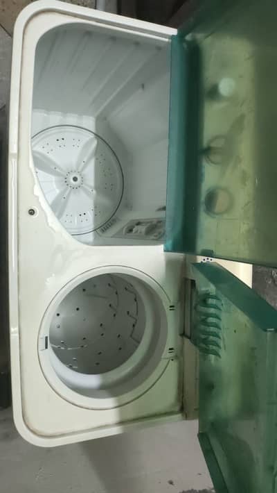 Haier twin tub washing machine used in good condition