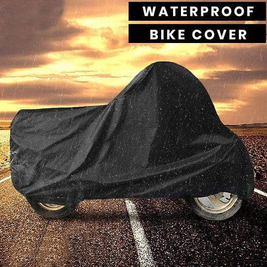 CD 70/100/125 cc Full Size Bike Cover with Storage Bag - Scratch and Water Resistant