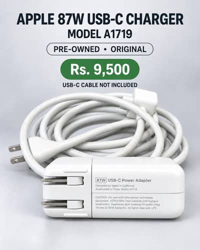 Apple Original 87W USB-C MacBook Pro Charger A1719