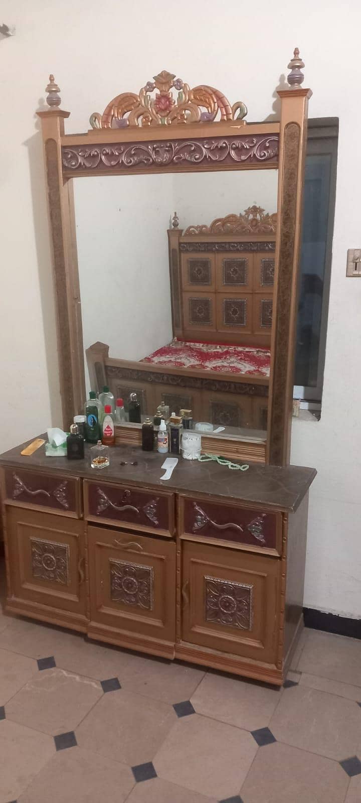 bed mirror case or showcase aur 2 side table 03217423643 1