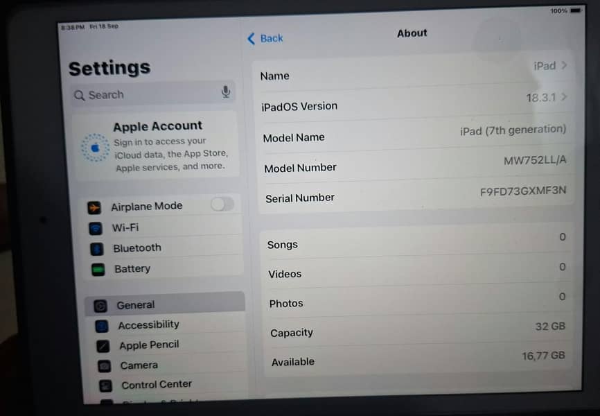 ipad air 7th generation 1