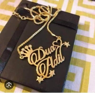Gold plated necklace CUSTOMISED