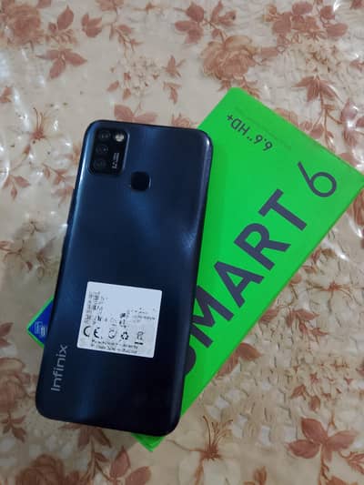 Infinix Smart 6 just like new  64/3 with BOX
