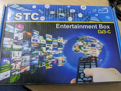 Android TV BOX+12v adapter with  remote and cable