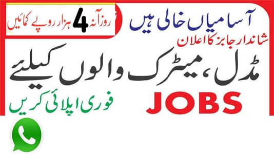 part time job ,Online work from home -Data Entry/ Assignment