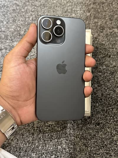 Iphone 15 pro max 256 GB Physical plus e sim Dual PTA