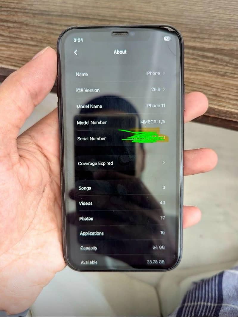 Apple iPhone 11 Non PTA JV -92%Battery-Face ID/OK 100% 4