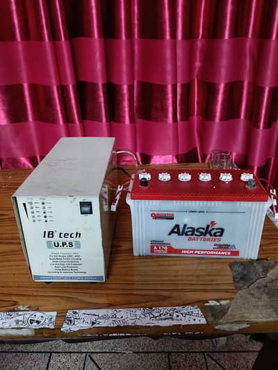 Used UPS 750 watt With 140AH Battery