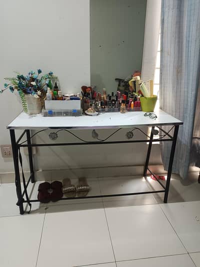 iron console table