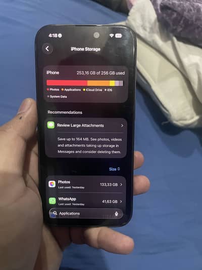 Apple iPhone 15 pro 256gb jv with box