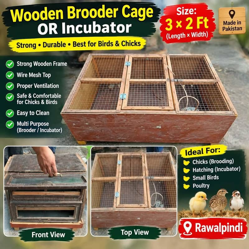 incubator and brooder cage 0