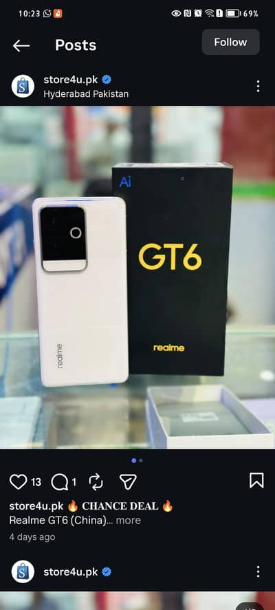 Realme GT 6 Box Pack