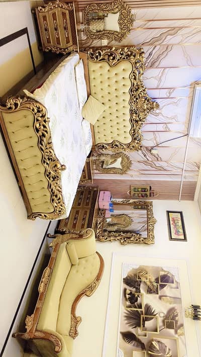 Chinioti Carved Bedroom Furniture
