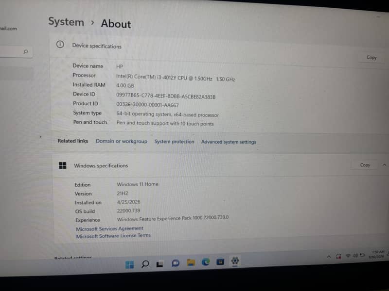 HP split touch screen 2