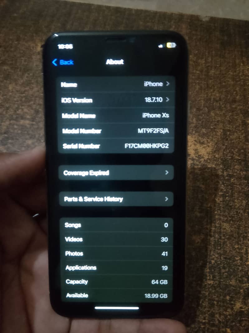 Apple iPhone XS 7