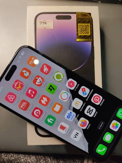 Apple iPhone 14 Pro Max 256GB Deep Purple | PTA Approved | 76% Battery