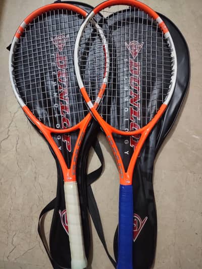 Dunlop tour elite 265+Tennis racket [Matching pair with original bags]