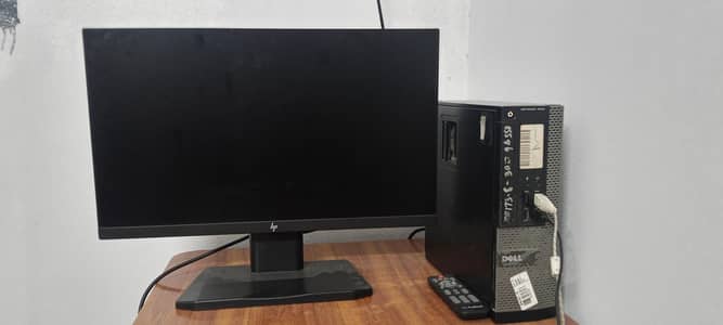 ​Dell i5 3rd Gen PC with HP 24" Monitor