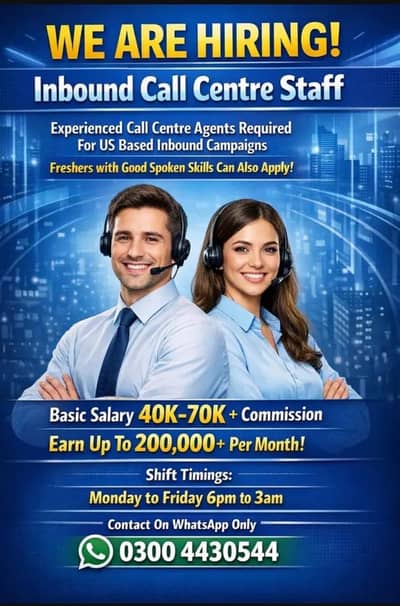 Call Centre Agents | CSR Required | Call Centre Jobs