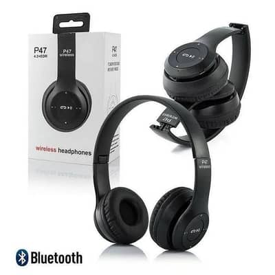 Wireless Bluetooth 4.1 Headphones Black P47