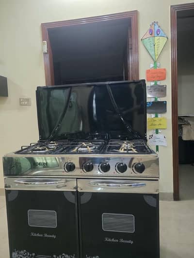 Delite DC-345 5-Burner Cooking Range – Brand New/Unused