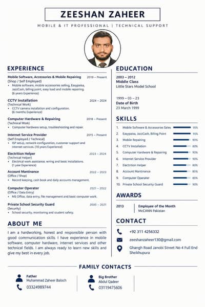 I am looking for an urgent job.