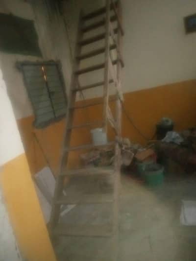 wooden ladder