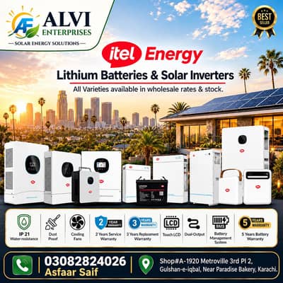 Itel and Goodwe all batteries and inverter whole series